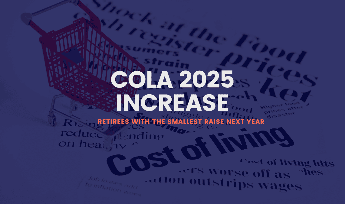 COLA 2025 smallest raise for retirees in certain states