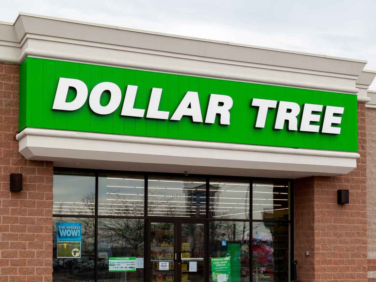Front view of a Dollar Tree store as the company announces the sale of Family Dollar after major losses