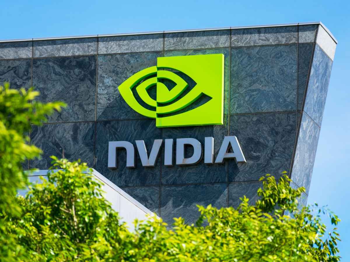NVIDIA headquarters logo on building, symbolizing company’s shift from gaming to artificial intelligence