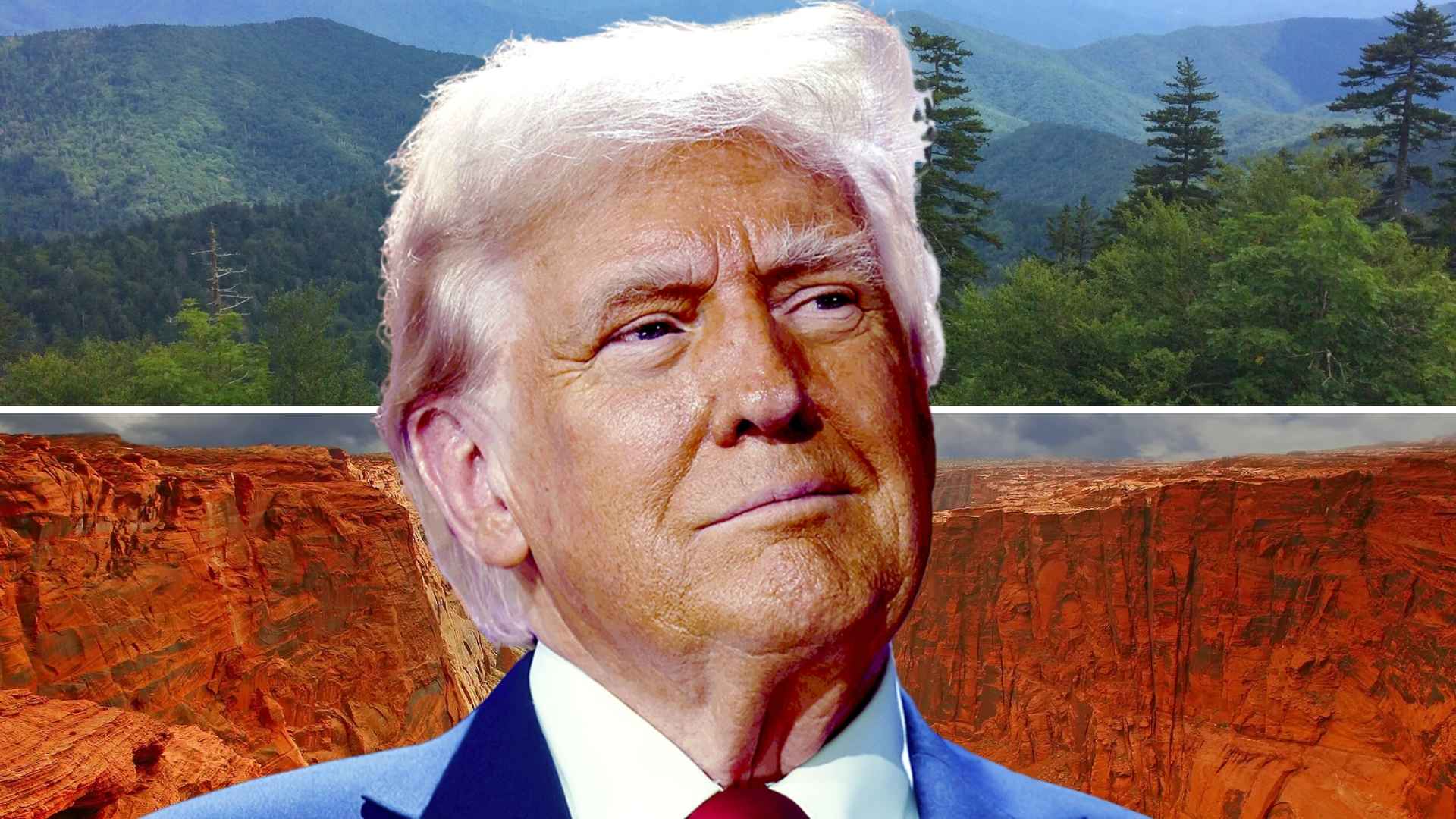 Donald Trump announces increased fees and priority access for Americans at US national parks.
