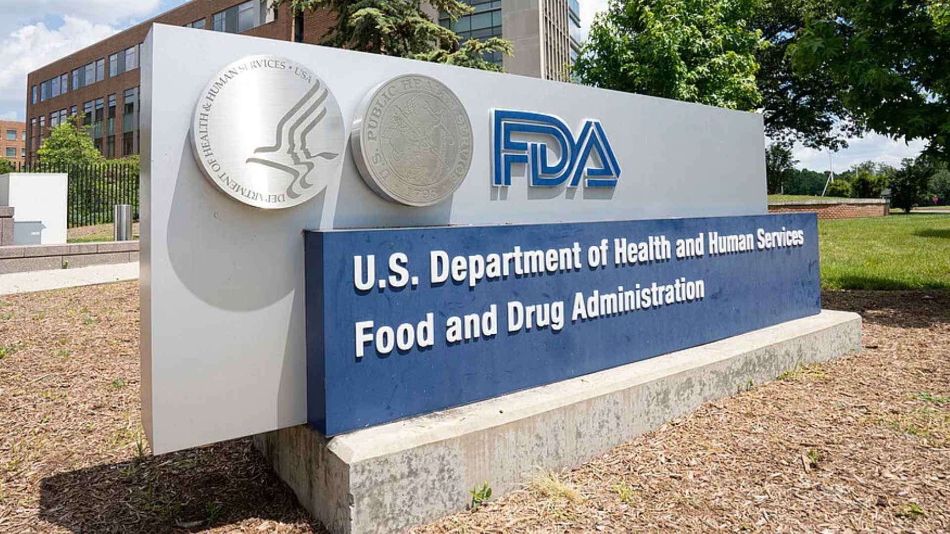 FDA headquarters building sign after nationwide sweetener recall health alert