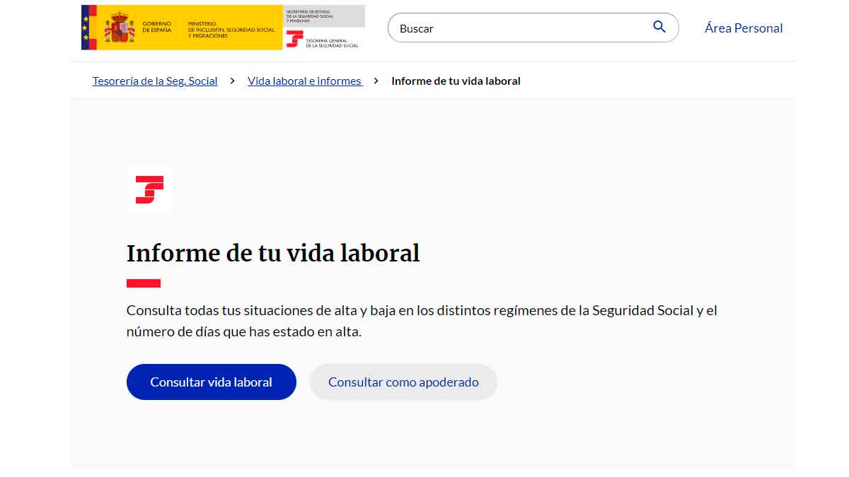 Cómo descargar el informe de la vida laboral paso a paso