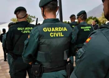 Nómina de un guardia civil en España en 2024.