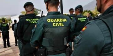 Nómina de un guardia civil en España en 2024.