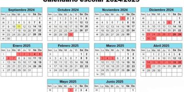 Calendario escolar 2024-2025