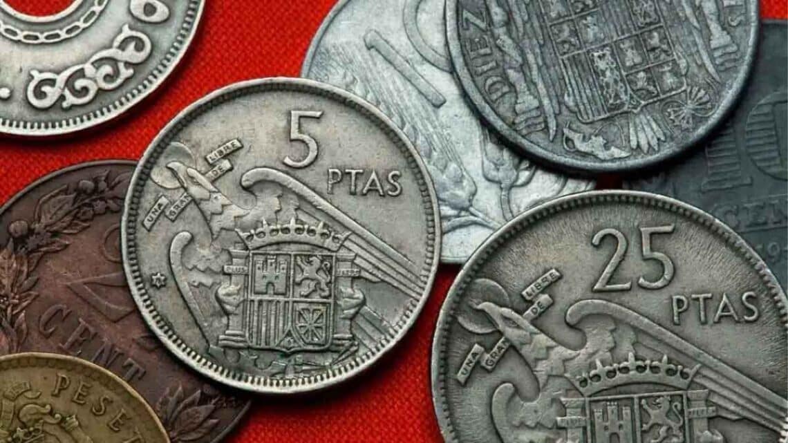 compra venta monedas 5 pesetas