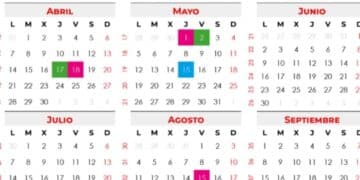 calendario laboral 2025 España