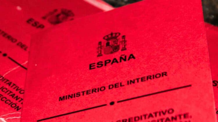 Tarjeta roja Ministerio España