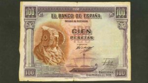 El billete franquista de 100 pesetas que puede alcanzar los 20.000 euros en subastas numismáticas