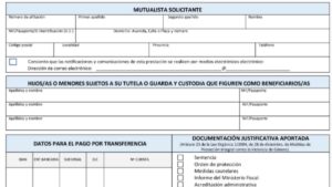 Confirmado por el BOE: formulario disponible para solicitar la nueva ayuda de 1.000 euros para mujeres mutualistas