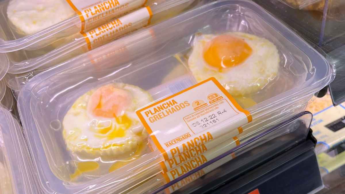 Plato preparado Mercadona huevos a la plancha listos para comer