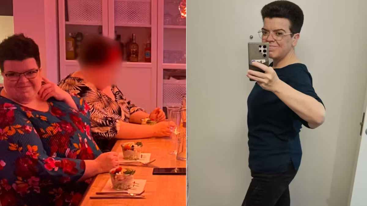Antes y después de una mujer de 41 años que perdió 96 kilos en 15 meses