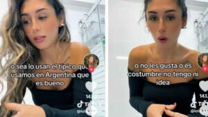 Una argentina se hace viral al descubrir cómo nos duchamos en España: “Nunca había visto usar gel líquido”