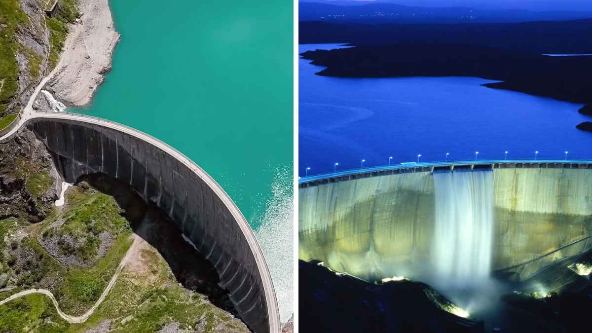 Presa hidroeléctrica en España, similar a la futura megacentral más grande de Europa