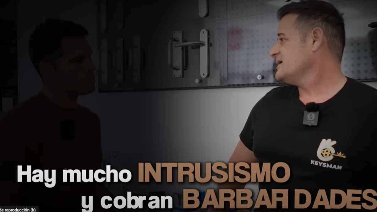 Entrevista a cerrajero profesional denunciando intrusismo y precios abusivos en el sector de la cerrajería