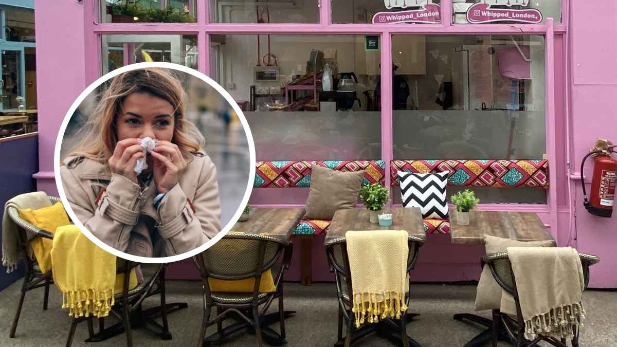 Camarera de cafetería obligada a trabajar con la puerta abierta en invierno y despedida tras quejarse del frío