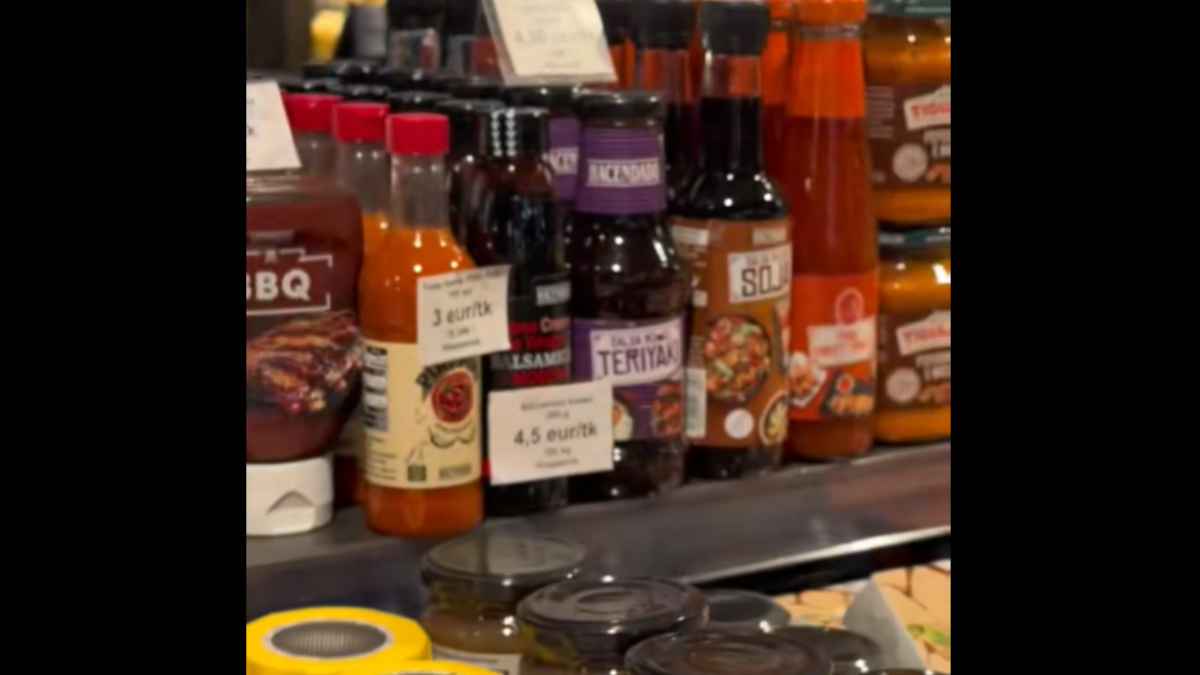 Productos hacendados Mercadona Estonia puesto local