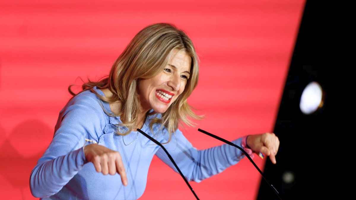 Ministra de Trabajo defendiendo el derecho a la desconexión digital y recordando multas de hasta 7.500 euros a empresas
