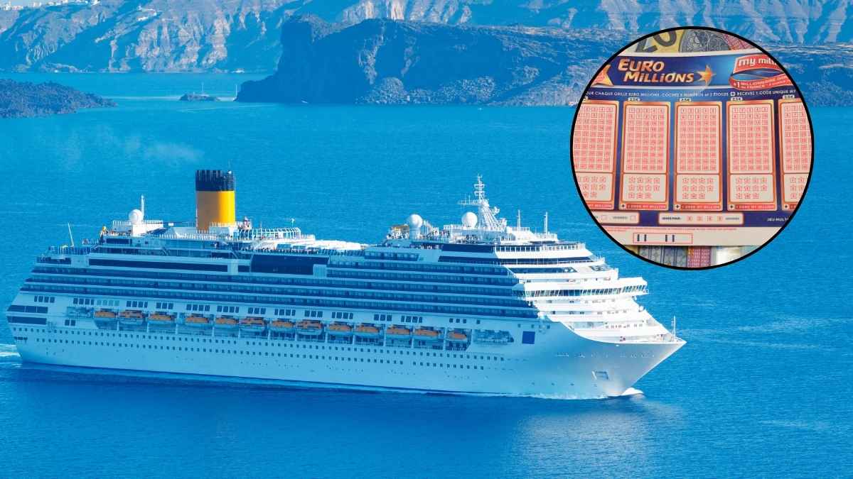 Crucero prometido por ganador del Euromillones de 1,2 millones junto a boleto premiado