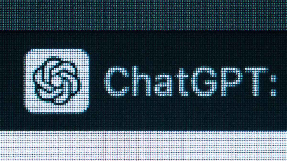 Logotipo de ChatGPT en pantalla utilizado en noticia sobre pensión