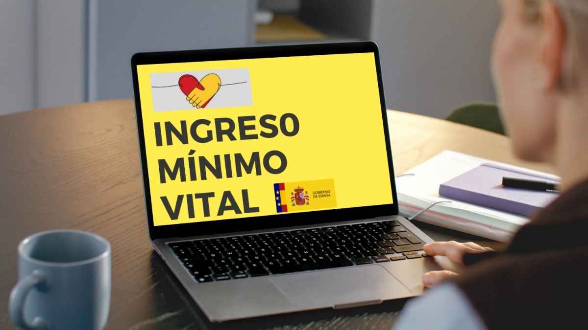 Persona consulta en su ordenador cómo solicitar el Ingreso Mínimo Vital en la web de la Seguridad Social sin certificado digital