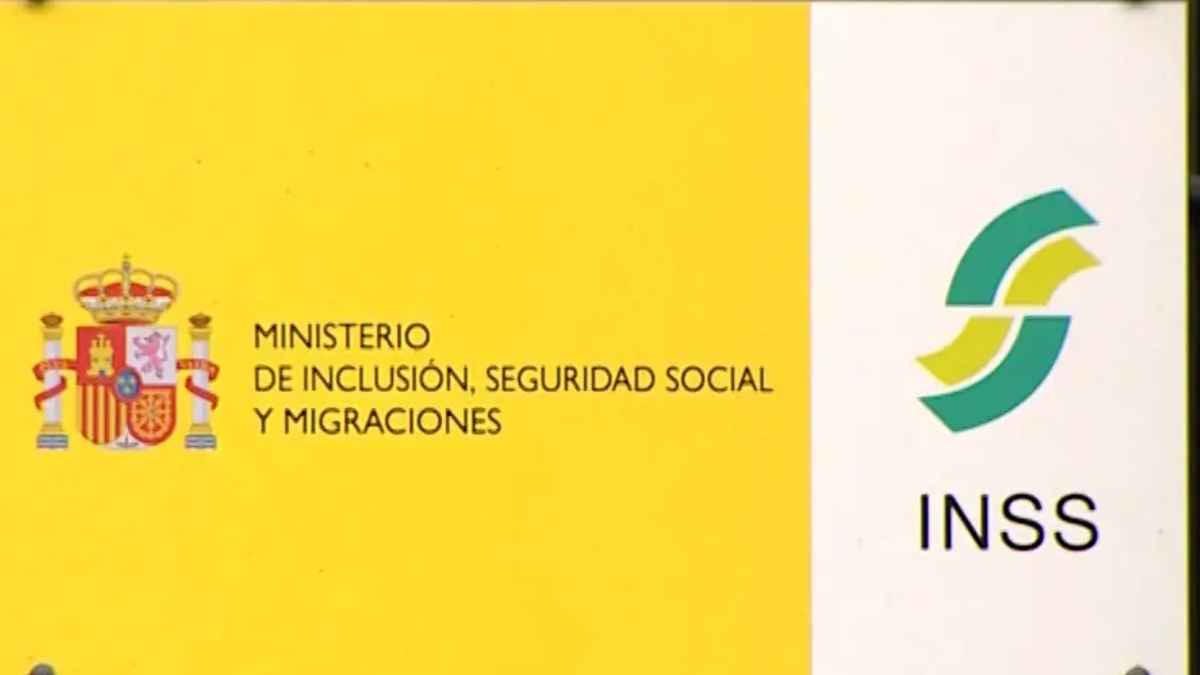 Logotipo del INSS, organismo del Ministerio de Inclusión, Seguridad Social y Migraciones encargado de gestionar las altas médicas y prestaciones.