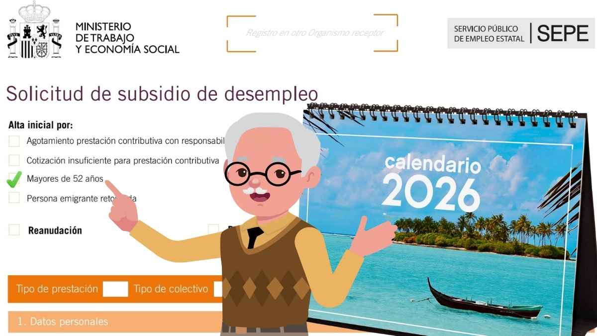 Solicitud del subsidio para mayores de 52 años del SEPE tras agotar la prestación por desempleo
