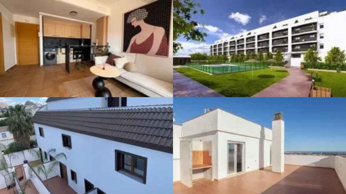 Casas y pisos a estrenar de 1 y 2 habitaciones desde 33.000 euros en varias provincias de España