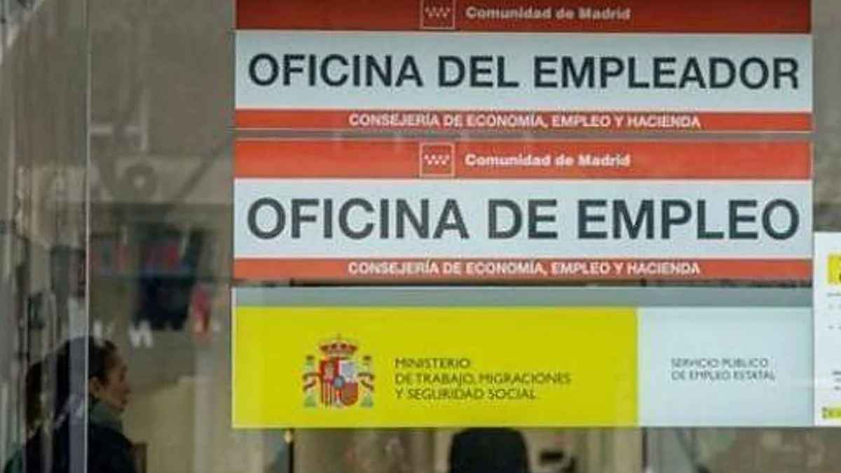 Entrada de una oficina de empleo del SEPE en la Comunidad de Madrid