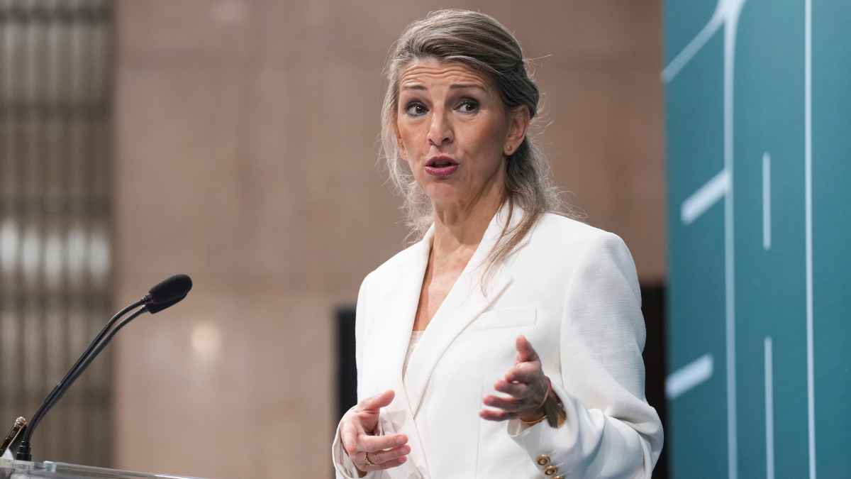 Yolanda Díaz interviene en comparecencia institucional sobre derechos laborales y adaptación de jornada