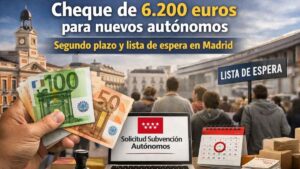 Giro de 180 grados para los desempleados autónomos: así funciona el cheque de hasta 6.200 euros