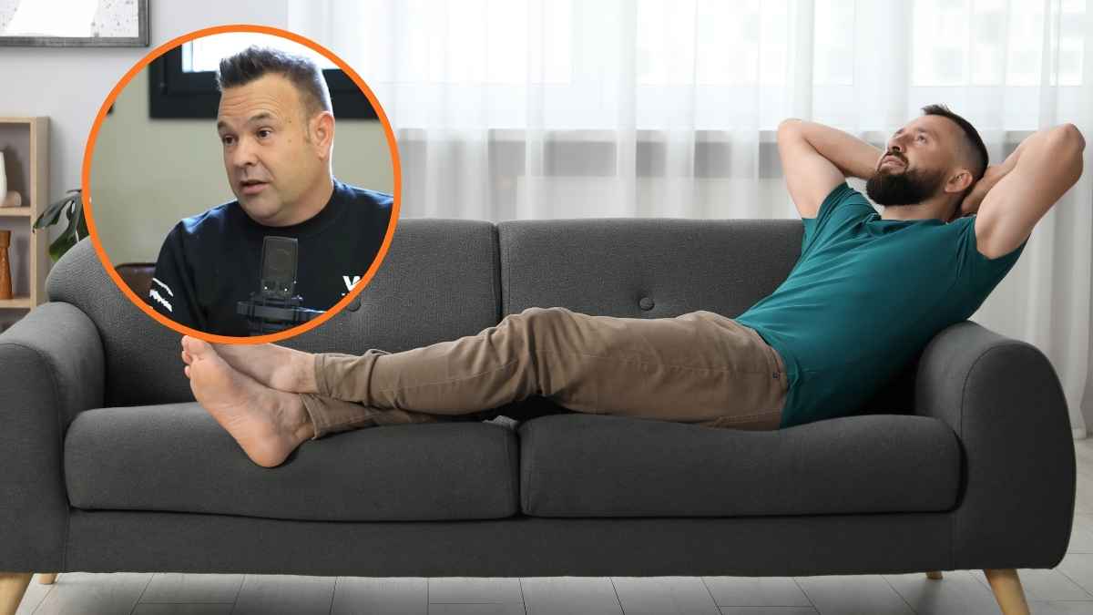 José Elías hablando sobre ayudas públicas junto a una imagen que representa el debate entre ayudas y trabajo