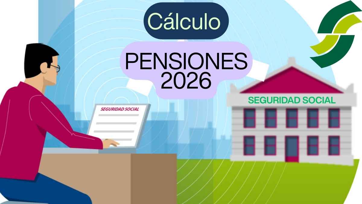Ilustración sobre el nuevo cálculo de las pensiones de jubilación en 2026 según la Seguridad Social