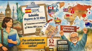 Adiós a perder ayudas si trabajaste en el extranjero: el SEPE aclara qué países permiten sumar cotizaciones para el subsidio de 52 años