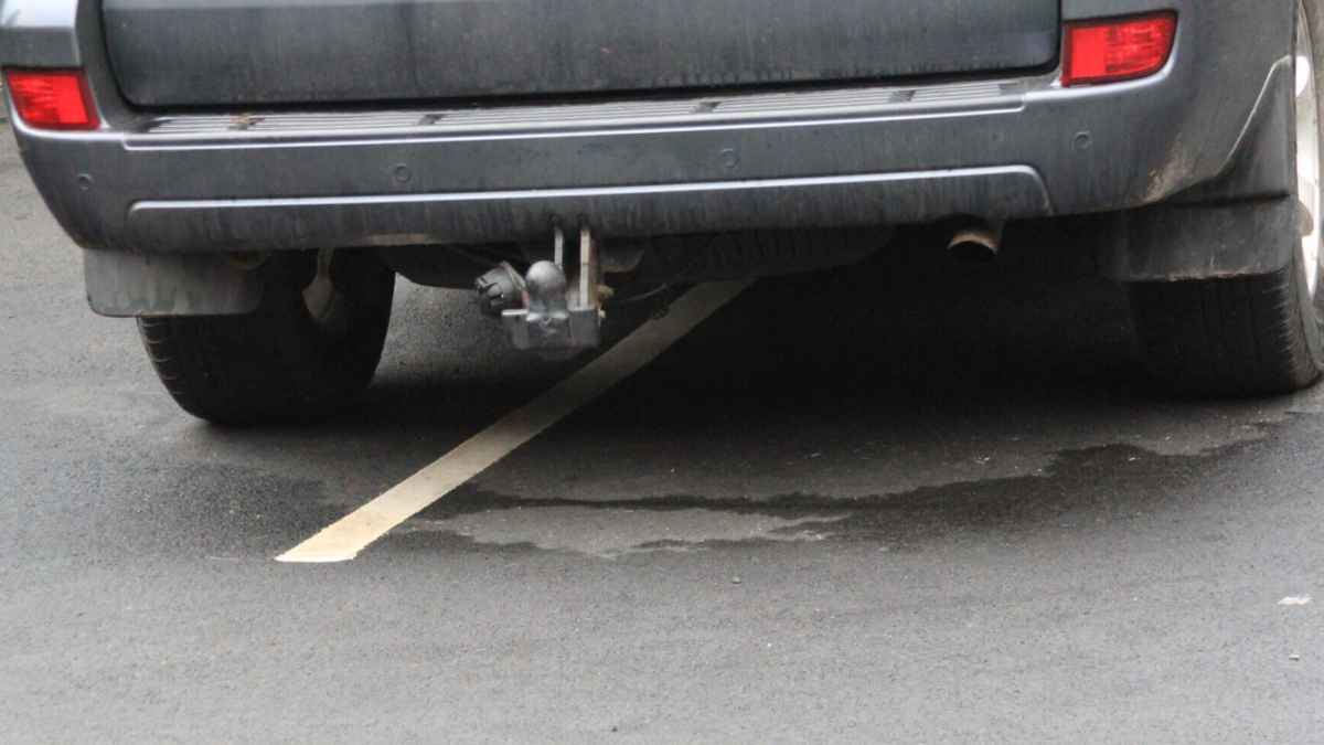 Coche aparcado invadiendo la línea del garaje en un conflicto vecinal resuelto por la Audiencia de Málaga