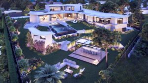 Imaginas ser vecino de Manuel Carrasco y Pablo López: el chalet de lujo en el que residió Ilia Topuria de 2.560 metros cuadrados está a la venta