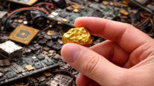 La chatarra electrónica que acumulas en casa podría esconder suficiente oro para una pepita de 22 quilates