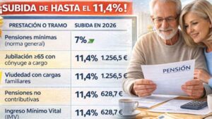 El Gobierno aprueba la revalorización de las pensiones con subidas de hasta el 11,4%