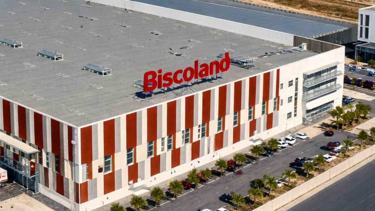 Fábrica Biscoland en Casablanca vista aérea del complejo industrial adquirido por Adam Foods