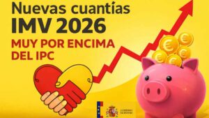 Nuevas cuantías del IMV para 2026: muy por encima del IPC