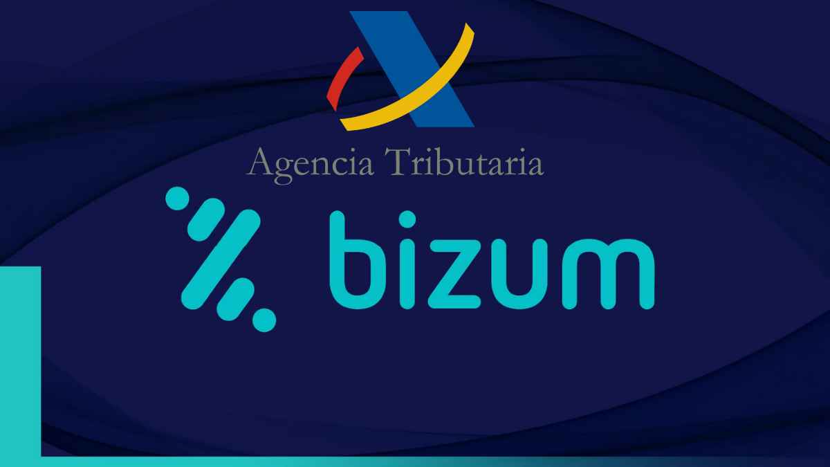 Logo de Bizum junto a la Agencia Tributaria por la nueva normativa de Hacienda sobre pagos entre particulares