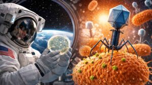 El futuro de la medicina podría pasar por entrenar virus en el espacio que son capaces de vencer bacterias que resisten los antibióticos