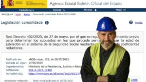 El BOE detalla el nuevo procedimiento para jubilarse antes en profesiones con más accidentes y enfermedades