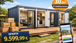 La casa prefabricada de Amazon que ofrece 4 habitaciones en 30 m² y por menos de 10.000 euros