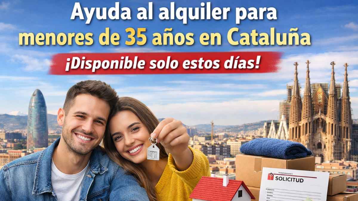 Ayuda al alquiler para menores de 35 años en Cataluña disponible durante unos días