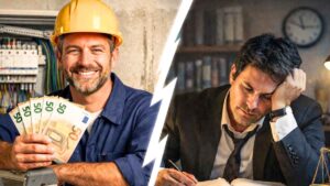 Un empresario explica por qué un electricista gana 600 euros en un momento y puede vivir mejor que un abogado que trabaja 17 horas