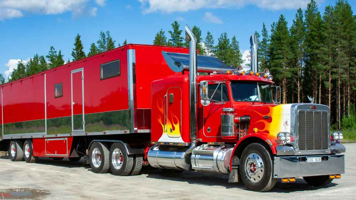 Camión de un transportista autónomo que se jubila a los 65 años con una pensión inferior a la esperada