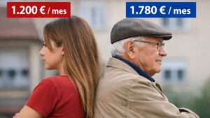 Una joven asegura que no llega ni a mil euros y vive con sus padres mientras su abuelo jubilado cobra 580 euros más