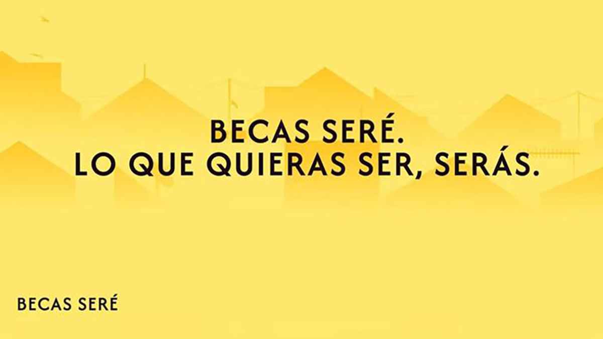 Cartel de las Becas SERÉ para oposiciones judiciales y fiscales con ayudas de hasta 12.600 euros al año