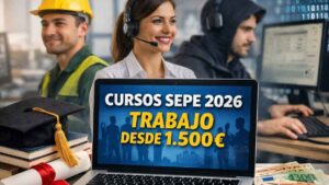 Qué cursos del SEPE merece la pena hacer en 2026 para conseguir trabajo y cobrar desde 1.500 euros